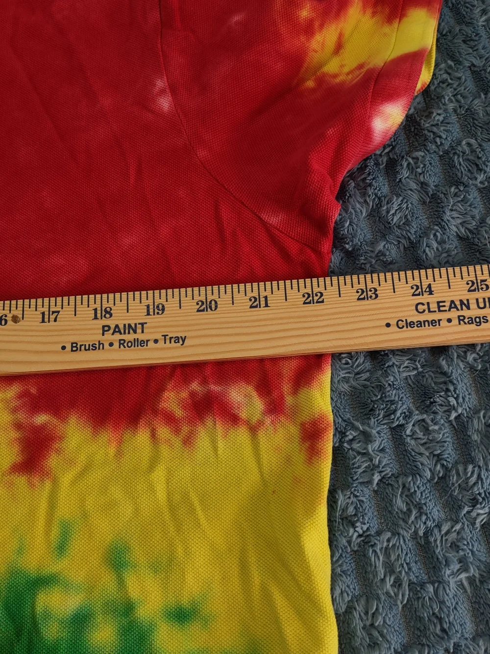 Polo by Ralph Lauren Men's Multicolor Tie-Dye Cotton Polo Shirt Large